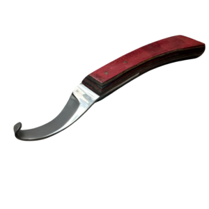 Pro Left curved lonf red handle 1