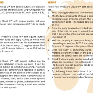 CLOUD 9 PUTTY INSTRUCTION PAGE 2