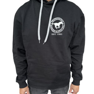 Front Black Hoodie no background